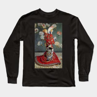 UntitledMadame Monet in a Japanese kimono - Claude Monet Long Sleeve T-Shirt